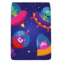 Cartoon-funny-aliens-with-ufo-duck-starry-sky-set Removable Flap Cover (s) by Salman4z