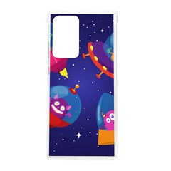 Cartoon-funny-aliens-with-ufo-duck-starry-sky-set Samsung Galaxy Note 20 Ultra Tpu Uv Case by Salman4z