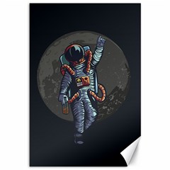 Illustration-drunk-astronaut Canvas 12  X 18  by Salman4z