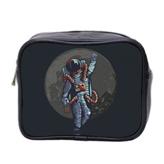 Illustration-drunk-astronaut Mini Toiletries Bag (two Sides) by Salman4z