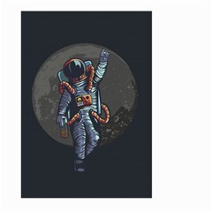 Illustration-drunk-astronaut Large Garden Flag (two Sides) by Salman4z