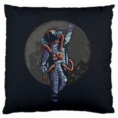 Illustration-drunk-astronaut Large Cushion Case (two Sides) by Salman4z