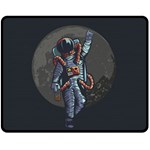 Illustration-drunk-astronaut Two Sides Fleece Blanket (Medium) 58.8 x47.4  Blanket Front