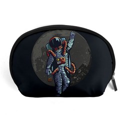 Illustration-drunk-astronaut Accessory Pouch (large) by Salman4z