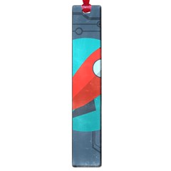 Rocket-with-science-related-icons-image Large Book Marks by Salman4z