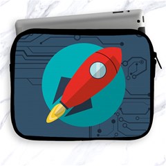 Rocket-with-science-related-icons-image Apple Ipad 2/3/4 Zipper Cases by Salman4z