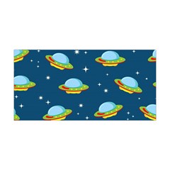 Seamless-pattern-ufo-with-star-space-galaxy-background Yoga Headband