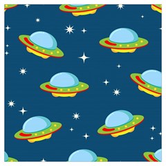 Seamless-pattern-ufo-with-star-space-galaxy-background Lightweight Scarf 