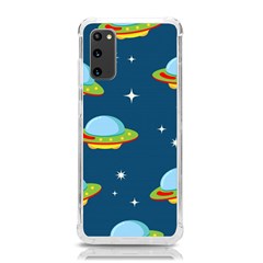 Seamless-pattern-ufo-with-star-space-galaxy-background Samsung Galaxy S20 6.2 Inch TPU UV Case