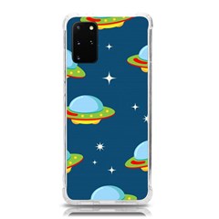 Seamless-pattern-ufo-with-star-space-galaxy-background Samsung Galaxy S20Plus 6.7 Inch TPU UV Case