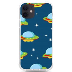 Seamless-pattern-ufo-with-star-space-galaxy-background iPhone 12/12 Pro TPU UV Print Case