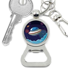 Ufo-alien-spaceship-galaxy Bottle Opener Key Chain by Salman4z