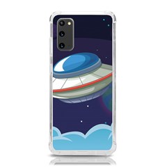 Ufo-alien-spaceship-galaxy Samsung Galaxy S20 6 2 Inch Tpu Uv Case by Salman4z