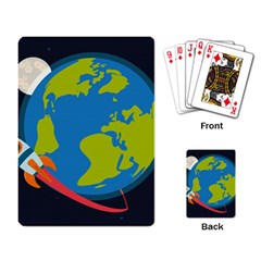 Spaceship-design Playing Cards Single Design (rectangle)