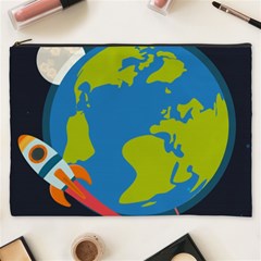 Spaceship-design Cosmetic Bag (xxxl) by Salman4z