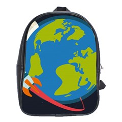 Spaceship-design School Bag (xl) by Salman4z