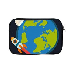 Spaceship-design Apple Ipad Mini Zipper Cases by Salman4z