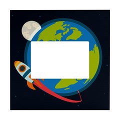 Spaceship-design White Box Photo Frame 4  X 6 