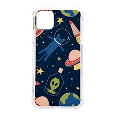 Seamless-pattern-with-funny-aliens-cat-galaxy Iphone 11 Pro Max 6 5 Inch Tpu Uv Print Case by Salman4z