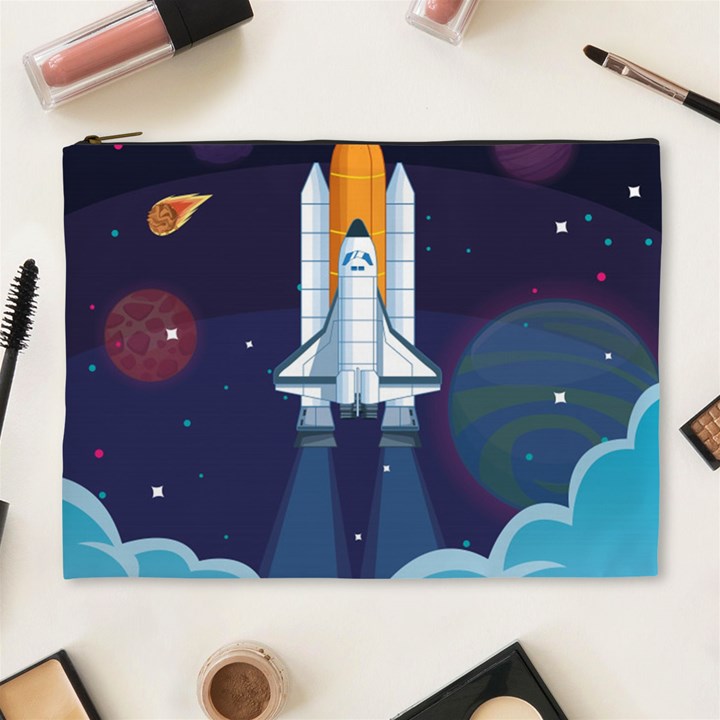 Spaceship-milkyway-galaxy Cosmetic Bag (XL)