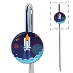 Spaceship-milkyway-galaxy Book Mark by Salman4z