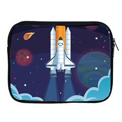 Spaceship-milkyway-galaxy Apple Ipad 2/3/4 Zipper Cases by Salman4z