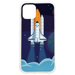 Spaceship-milkyway-galaxy Iphone 12/12 Pro Tpu Uv Print Case by Salman4z