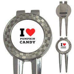 I Love Pumpkin Candy 3-in-1 Golf Divots by ilovewhateva