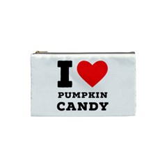 I Love Pumpkin Candy Cosmetic Bag (small) by ilovewhateva