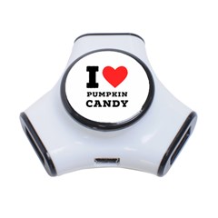 I Love Pumpkin Candy 3-port Usb Hub by ilovewhateva