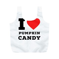 I Love Pumpkin Candy Full Print Recycle Bag (m) by ilovewhateva