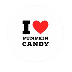 I Love Pumpkin Candy Mini Round Pill Box by ilovewhateva