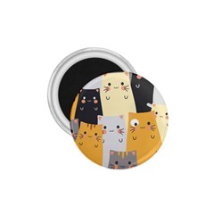 Seamless-pattern-cute-cat-cartoons 1 75  Magnets by Salman4z