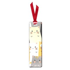 Seamless-pattern-cute-cat-cartoons Small Book Marks by Salman4z