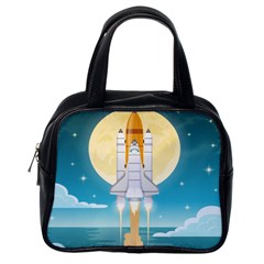 Space-exploration-illustration Classic Handbag (one Side) by Salman4z