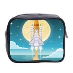 Space-exploration-illustration Mini Toiletries Bag (Two Sides) Back