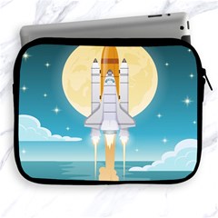 Space-exploration-illustration Apple Ipad 2/3/4 Zipper Cases by Salman4z