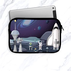 Alien-astronaut-scene Apple Ipad Mini Zipper Cases by Salman4z