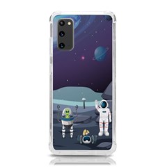 Alien-astronaut-scene Samsung Galaxy S20 6 2 Inch Tpu Uv Case by Salman4z