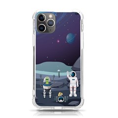 Alien-astronaut-scene Iphone 11 Pro 5 8 Inch Tpu Uv Print Case by Salman4z