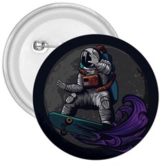 Illustration-astronaut-cosmonaut-paying-skateboard-sport-space-with-astronaut-suit 3  Buttons by Salman4z