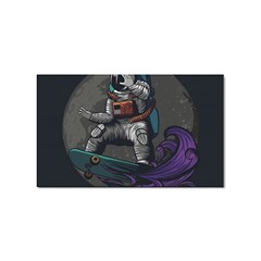 Illustration-astronaut-cosmonaut-paying-skateboard-sport-space-with-astronaut-suit Sticker Rectangular (100 Pack) by Salman4z