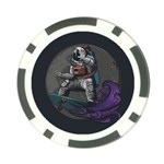 Illustration-astronaut-cosmonaut-paying-skateboard-sport-space-with-astronaut-suit Poker Chip Card Guard Front