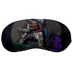 Illustration-astronaut-cosmonaut-paying-skateboard-sport-space-with-astronaut-suit Sleeping Mask by Salman4z