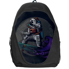 Illustration-astronaut-cosmonaut-paying-skateboard-sport-space-with-astronaut-suit Backpack Bag by Salman4z