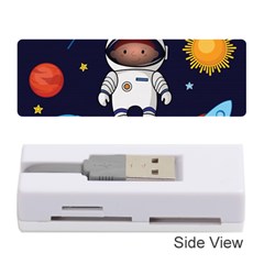 Boy-spaceman-space-rocket-ufo-planets-stars Memory Card Reader (stick) by Salman4z