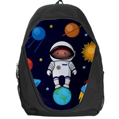 Boy-spaceman-space-rocket-ufo-planets-stars Backpack Bag by Salman4z