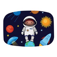 Boy-spaceman-space-rocket-ufo-planets-stars Mini Square Pill Box by Salman4z