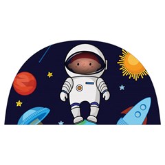 Boy-spaceman-space-rocket-ufo-planets-stars Anti Scalding Pot Cap by Salman4z