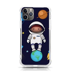 Boy-spaceman-space-rocket-ufo-planets-stars Iphone 11 Pro 5 8 Inch Tpu Uv Print Case by Salman4z